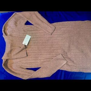 Bnwt turtle neck sweater dress L